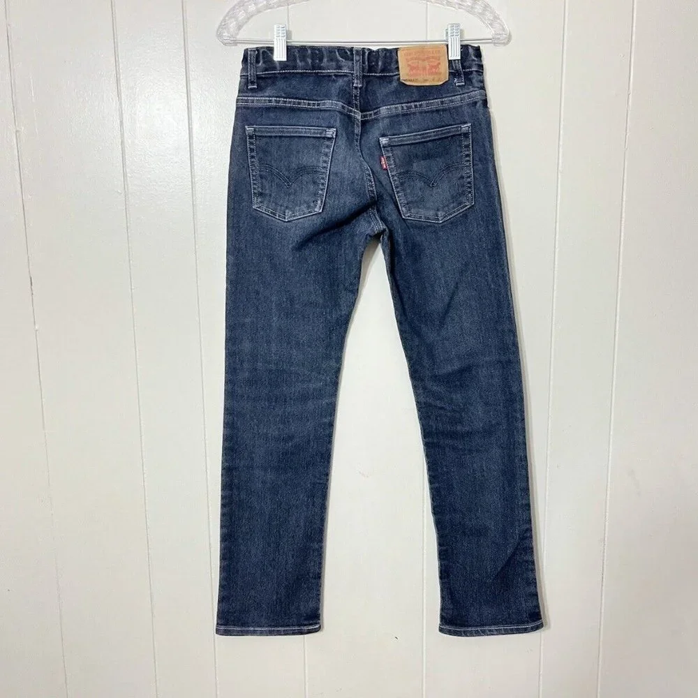 Levis 511 Jeans Boys Blue Slim Fit Size 14 Regular EUC